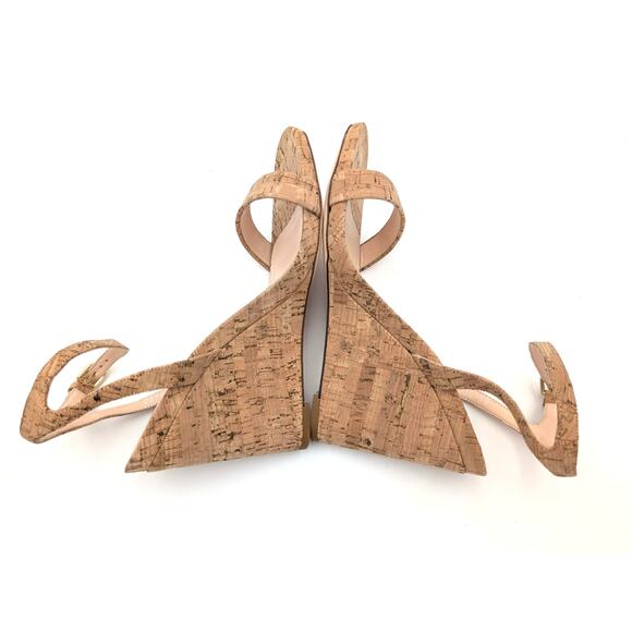 AGL Demi Cork Ankle Strap Wedge Sandals Women's Size US9.5 EU40 - Picture 5 of 9